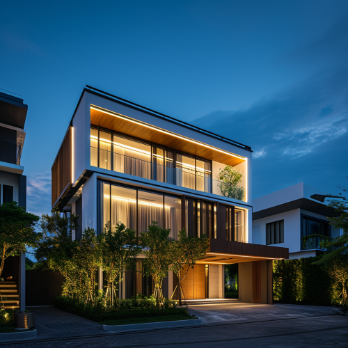 Những thiết kế nhà phố kết hợp văn phòng có mặt tiền trên 7m 